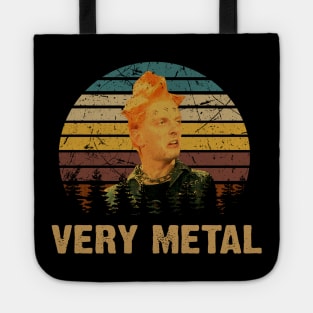Vyvyan and Crew Commemorate the Punk Rockers Adventures and the Zany Group Dynamics of Young Ones on a Tee Tote