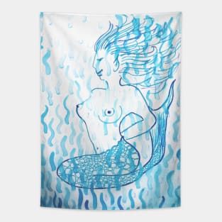 Underwater Mermaid 14 Tapestry