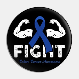 Fight Colon Cancer Awareness Warrior Ribbon Gift Pin