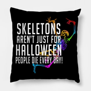 Skeletons Pillow