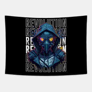 Cyborg Revolution Tapestry