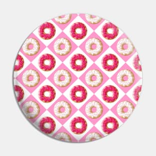 Pink and White Donut Heaven | Pop Art Pin