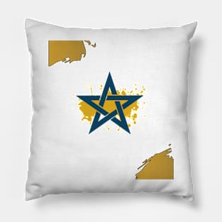 Proud Morocco Flag Gift Moroccan Lovers For Men's Women's Pillow