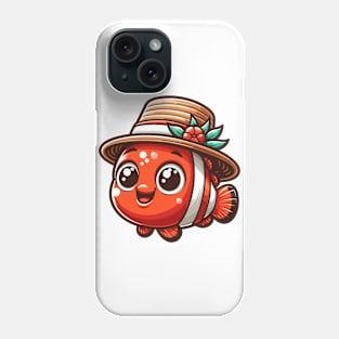 Stylish Clownfish with Hat Phone Case