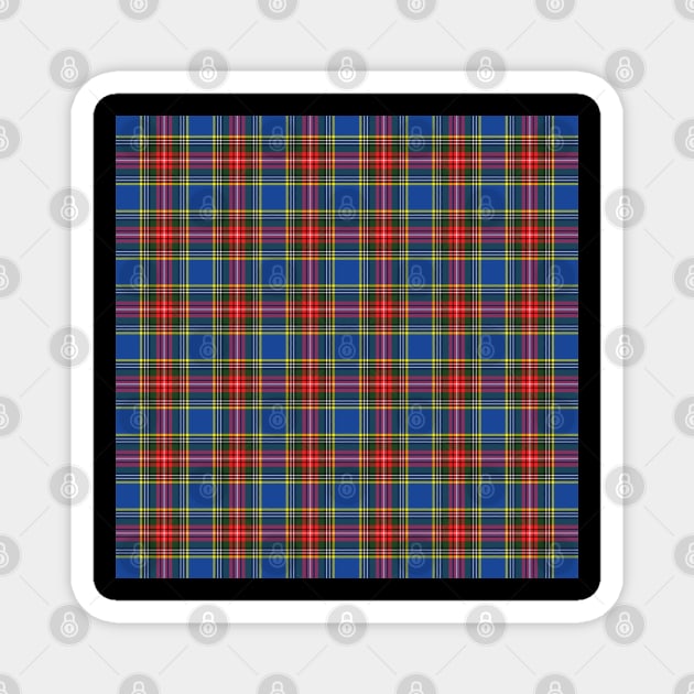 MacBeth Modern Plaid Tartan Scottish Magnet by ScottishShop