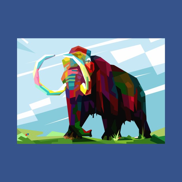 Elephant Pop Art Wpap by AhmadNusyirwan