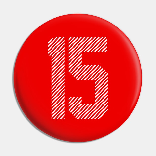 Iconic Number 15 Pin by Teebevies