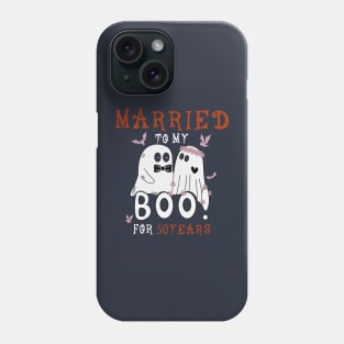 Funny 50th Wedding Anniversary October 50th Phone Case