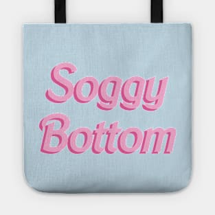 Soggy Bottom - doll font Tote