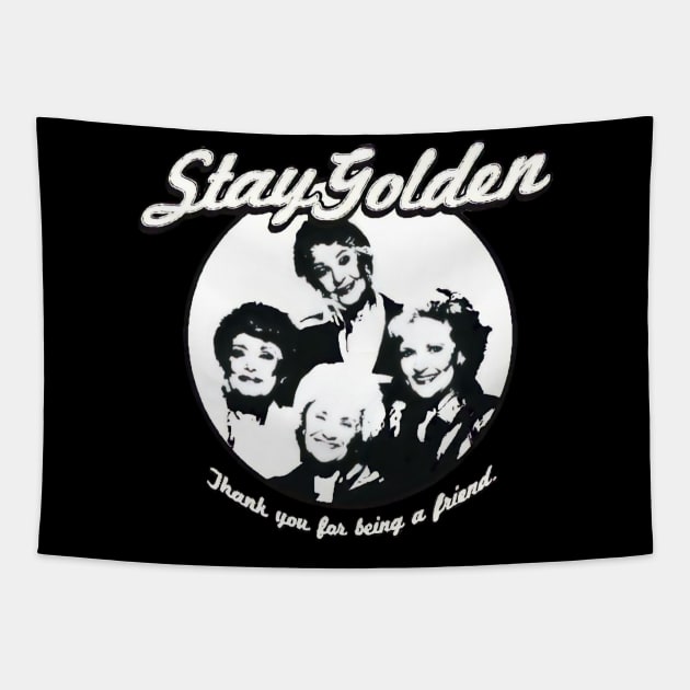 Golden girls t-shirt Tapestry by Hitamshop