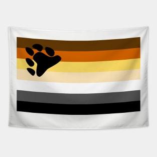 Bear Brotherhood Pride Flag Tapestry