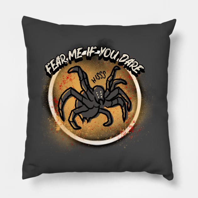 Fear Me If You Dare Pillow by CTJFDesigns