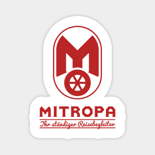 Mitropa logo - your constant travel companion (red) Magnet