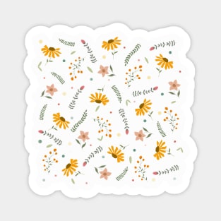 seamless flower pattern Magnet