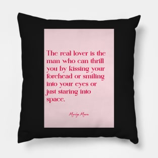 Best love quotes - Marilyn Monroe Pillow