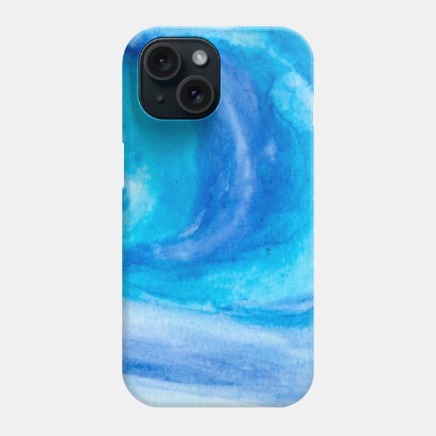 watercolor stain Phone Case by TigrArt