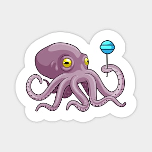 Octopus with Lollipop Magnet