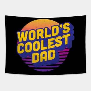 World's Coolest Dad Tapestry