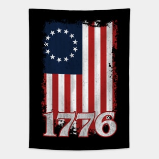 Betsy Ross Flag Vintage America First 1776 Betsy Ross Flag Tapestry
