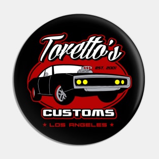 Furious Customs Pin