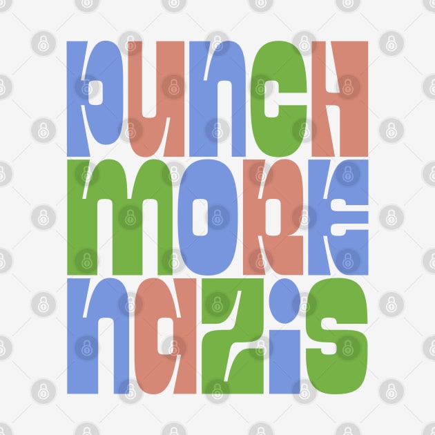 Punch More Nazis / Retro Style Type Design by DankFutura