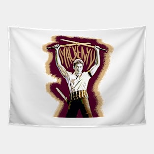 one piece zoro tv series Mackenyu graphic illustration design ironpalette Tapestry