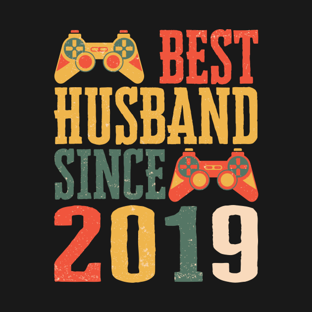 Best Husband Since 2022 Tee 2nd Wedding Anniversary Gift for Husband 2 Year Anniversary Gift for Him Husband Birthday Gaming Gift from Wife by ttao4164