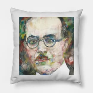 FERNANDO PESSOA - watercolor portrait .1 Pillow