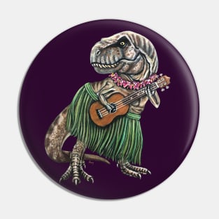 "Ukusaurus" - T-Rex Inventions Pin