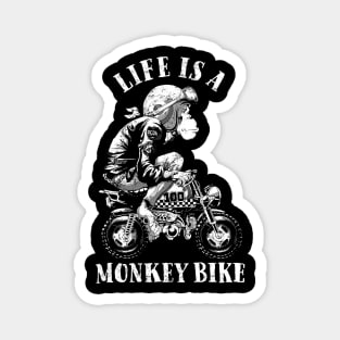 Monkey Bike Magnet