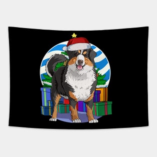 Bernese Mountain Dog Christmas Tree Decoration Tapestry