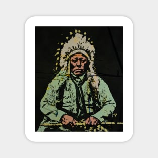 Bear Man-Southern Cheyenne (color) Magnet