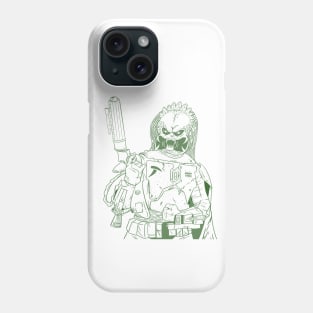 True Hunter in green Phone Case