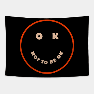 Smiley Face | OK Not To Be OK Tapestry