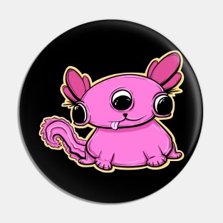 Cute Cat Axolotl (Catolotl) Pin