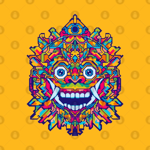 Barong Pop Art by mrcatguys