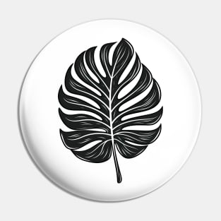 Cool monstera leaf, plant motif Pin