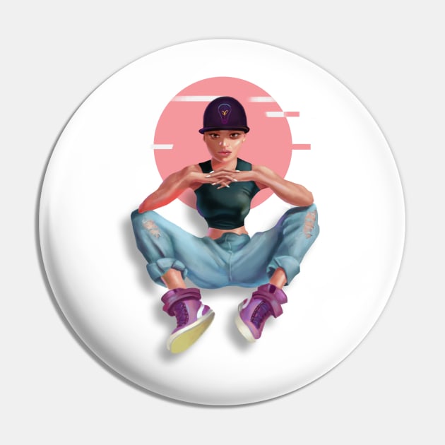 Hip-Hop girl Pin by SevKo