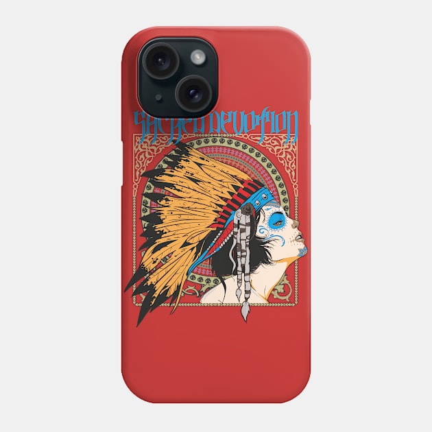 Indian Spirit Phone Case by inkulto