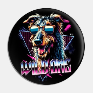 Wild One Scottish Deerhound Dog Pin