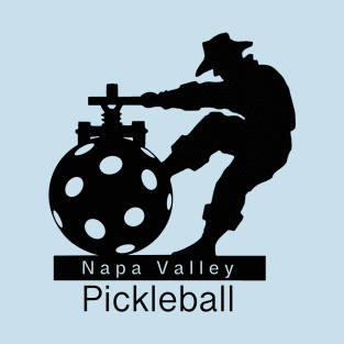 Napa Valley Pickleball Crusher (crest + back) T-Shirt