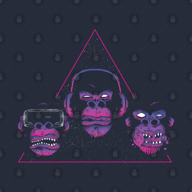 Monkey Heads by madeinchorley