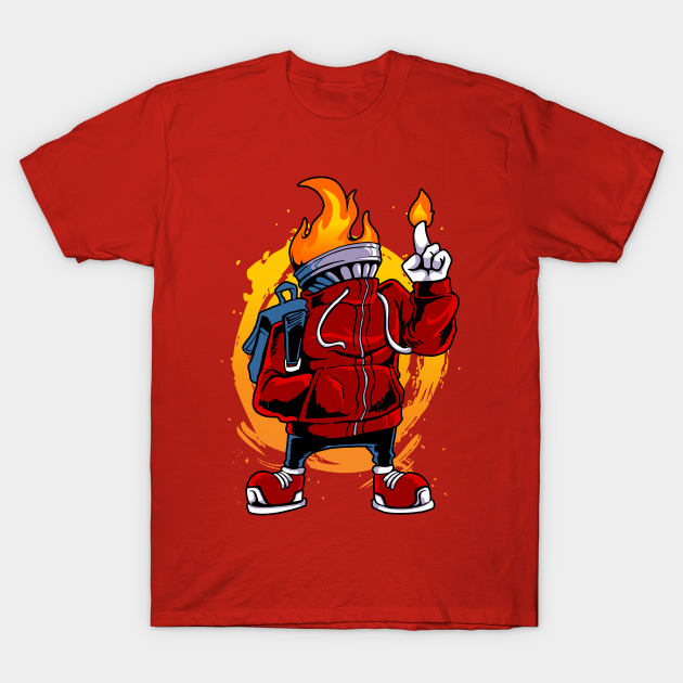 human torch - Fire - T-Shirt