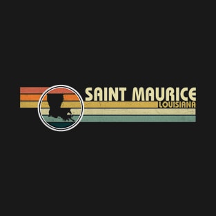 Saint Maurice Louisiana vintage 1980s style T-Shirt