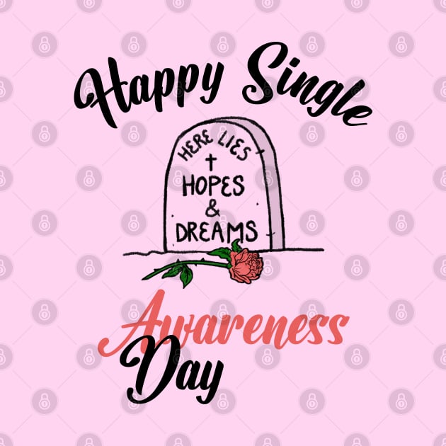 Happy Single Awareness Day by Blended Designs