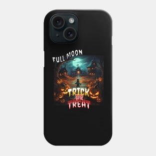 Full Moon Trick or Treat Phone Case