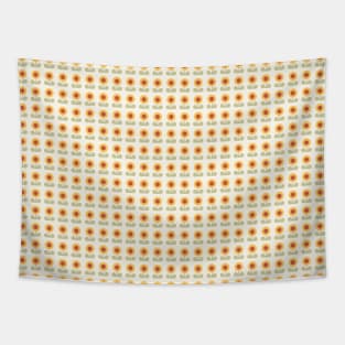 Retro scandinavian flowers Tapestry