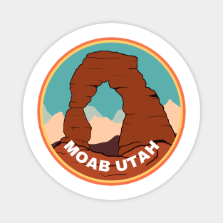 Moab Utah Arch Vintage Travel Magnet