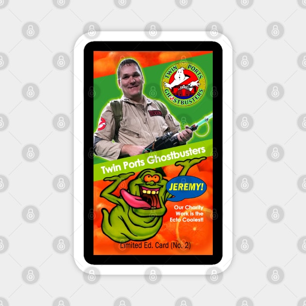 Twin Ports Ghostbusters Trading Card #2 - Jeremy Magnet by Twin Ports Ghostbusters