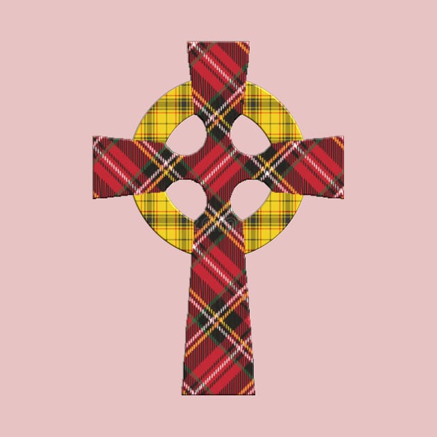 Celtic Tartan Cross by Alex Bleakley